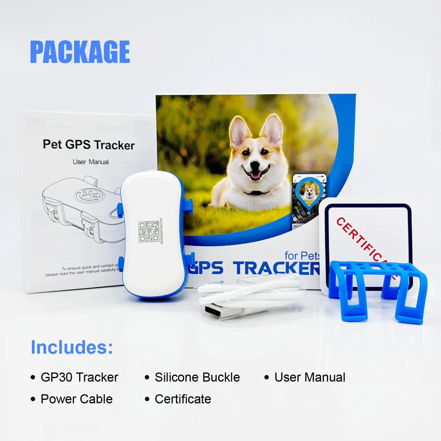 4G GPS Pet Tracker with App Live Tracking and Alerts
