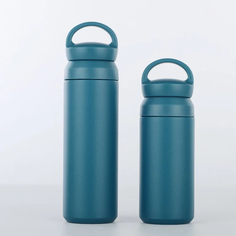 Reusable Japan Style Insulated Stainless Steel Tumbler with Handle