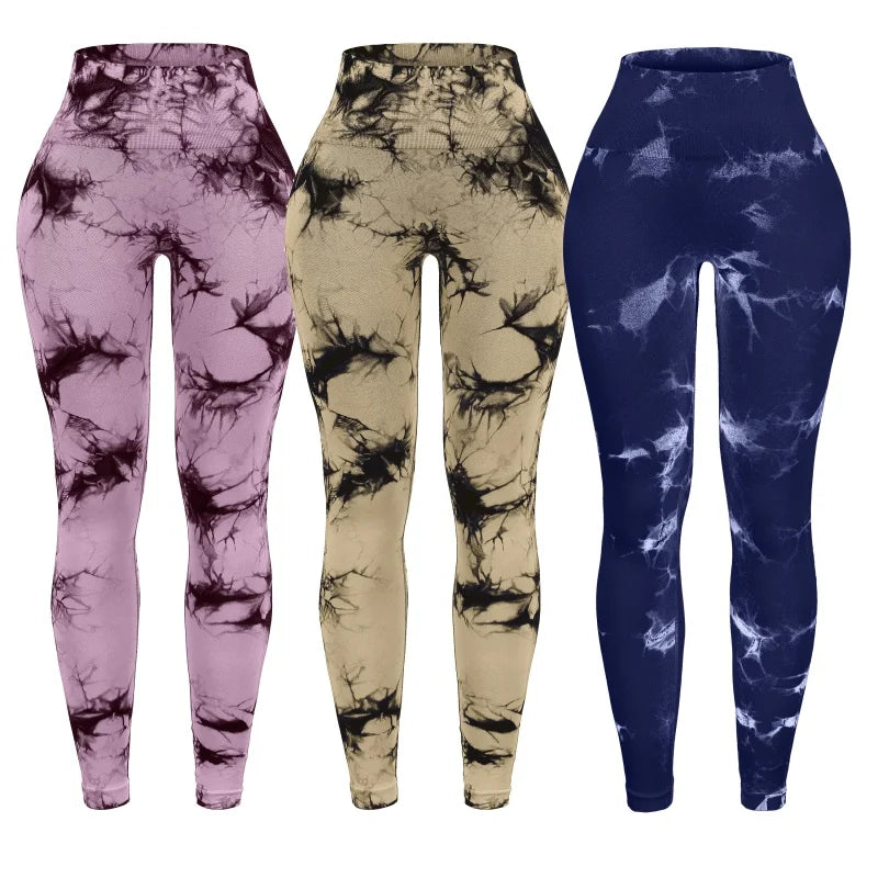Three Piece Women's High Waisted Scrunch Butt Leggings Set