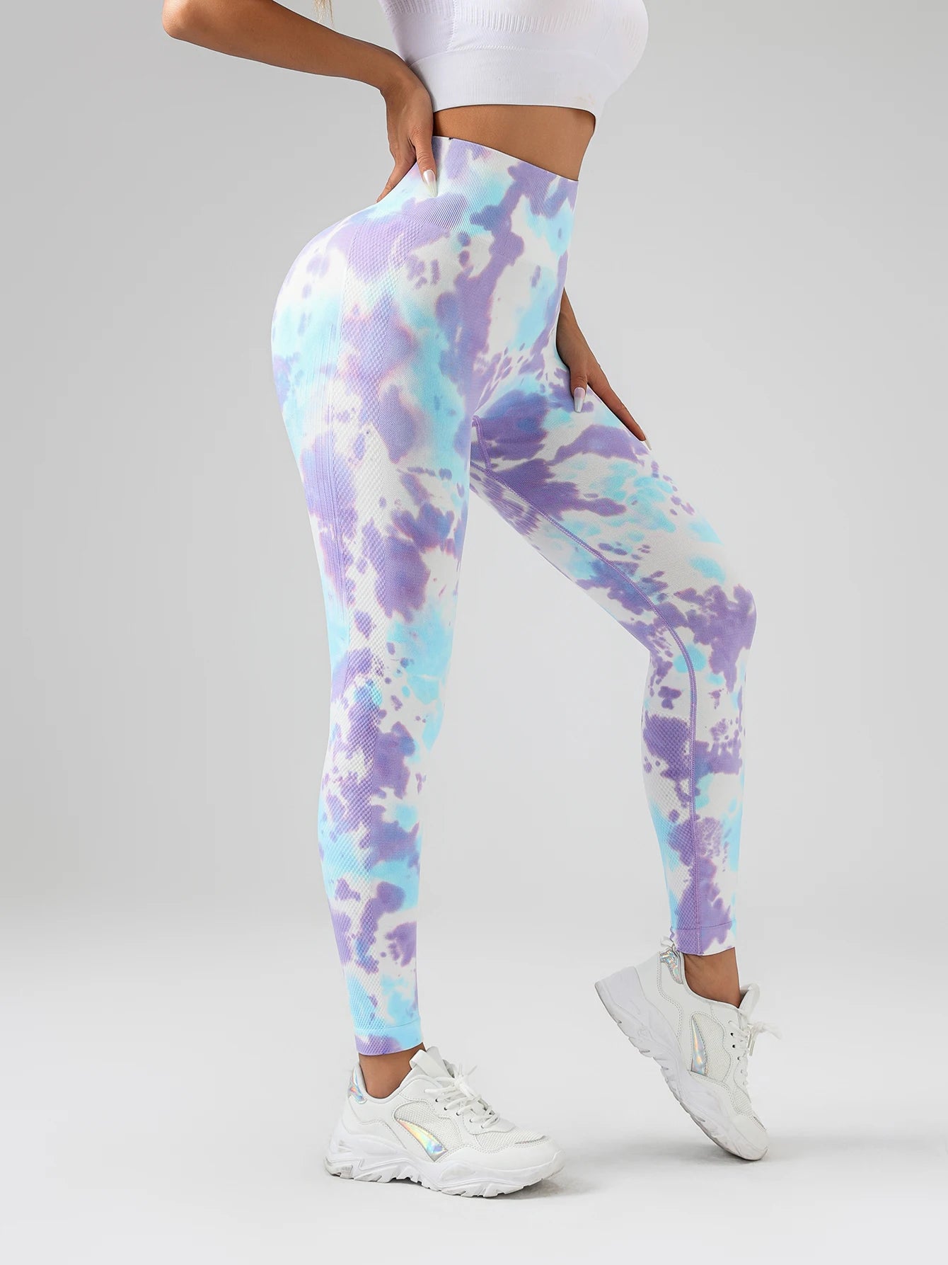 Women's Tie-Dye Yoga Leggings for Active Lifestyle and Comfort