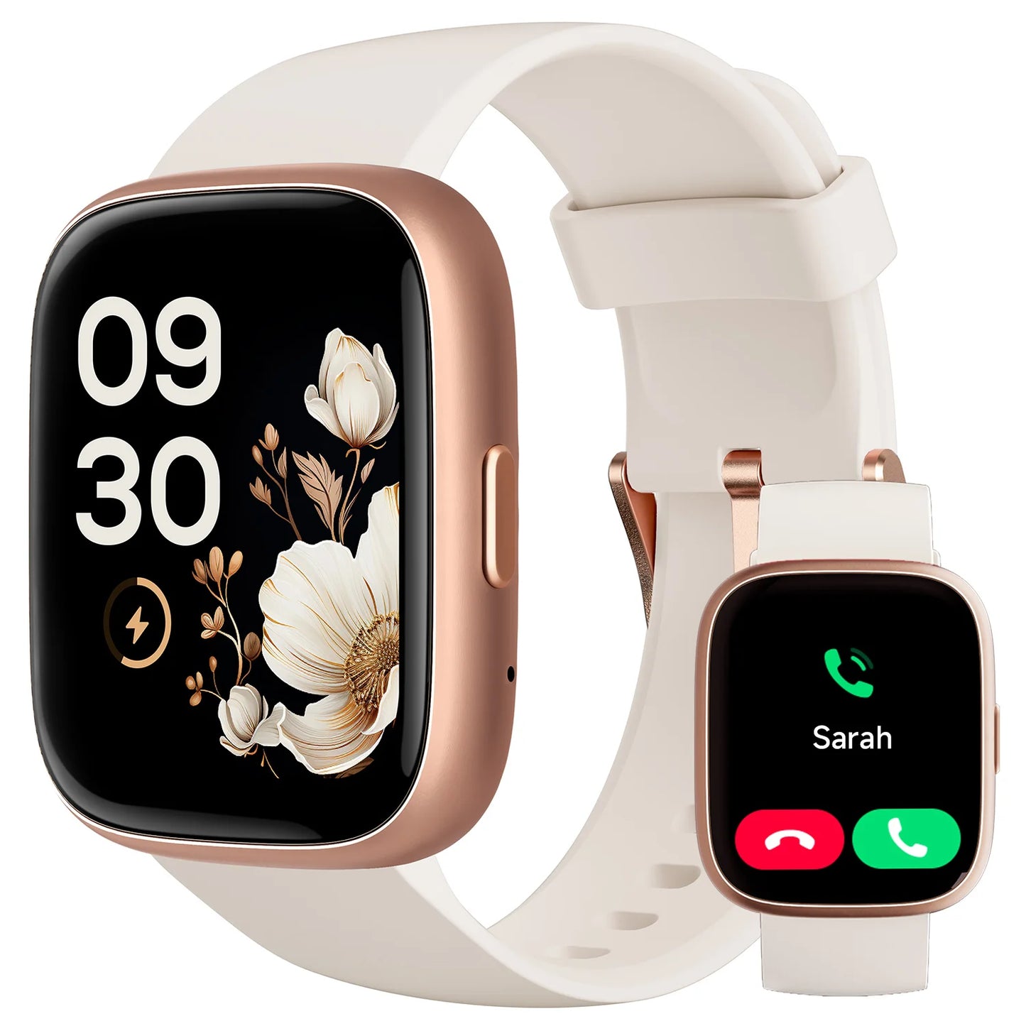 Alexa Built-in TOOBUR Smart Watch Heart Rate Monitor IP68 Waterproof Smartwatch