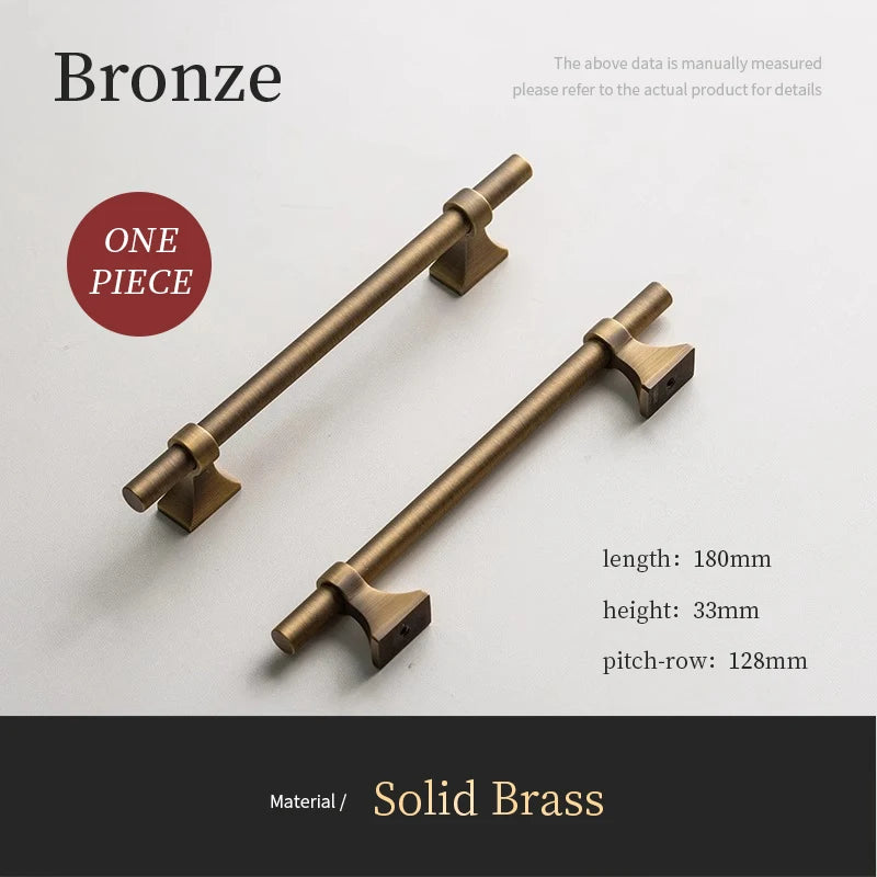 Antique Brass Cabinet Knobs Retro Furniture Handles for Home