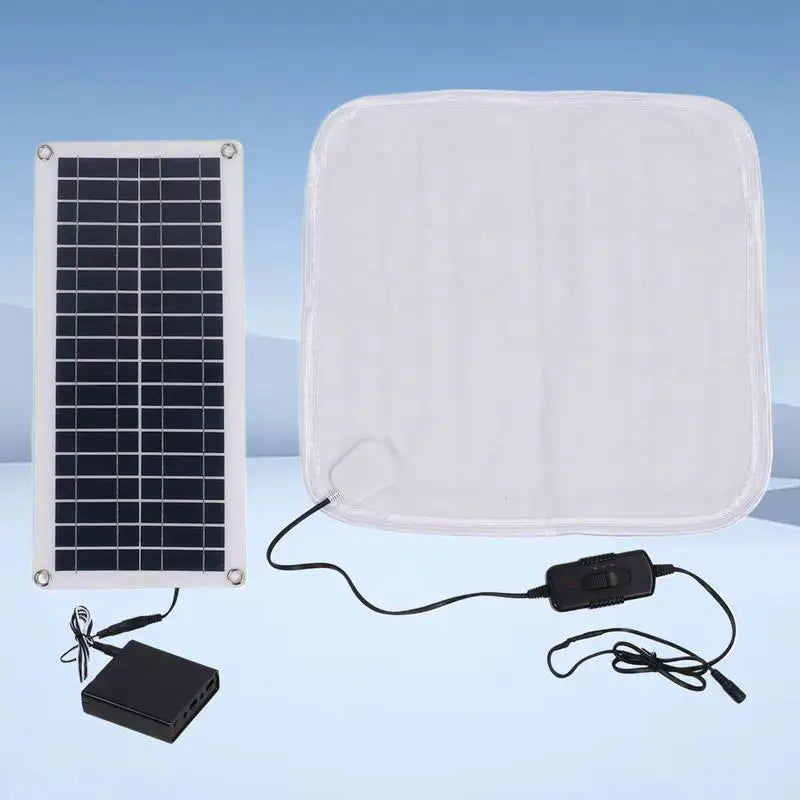 Solar Pet Heating Pad 100W Waterproof Pet Heating Pad Adjustable Warming Cat Bed Thermal Pet Blanket For Winter Cat Pet Dog