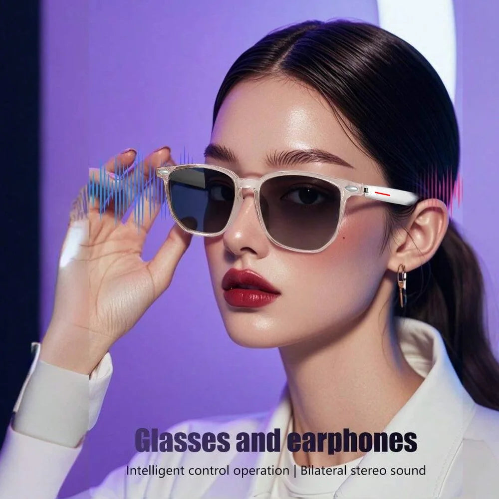 SENBONO Orignal E13 Smart Glasses With Sunglasses Open Ear Headsets Waterproof Hands-Free Calling Sunglasses For Men Womem