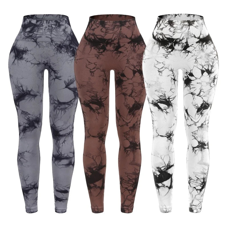 Three Piece Women's High Waisted Scrunch Butt Leggings Set