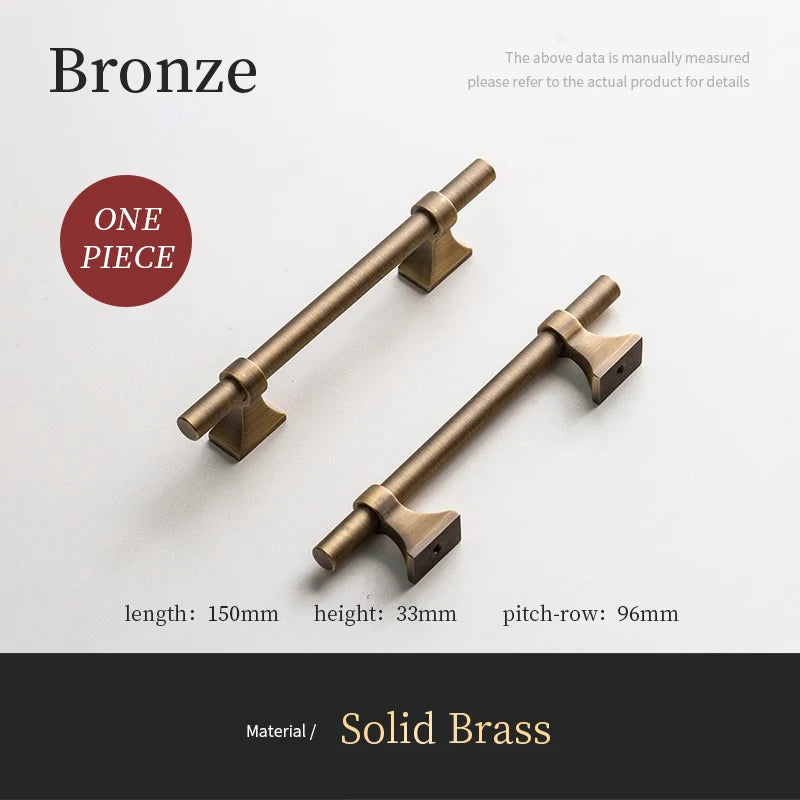 Antique Brass Cabinet Knobs Retro Furniture Handles for Home