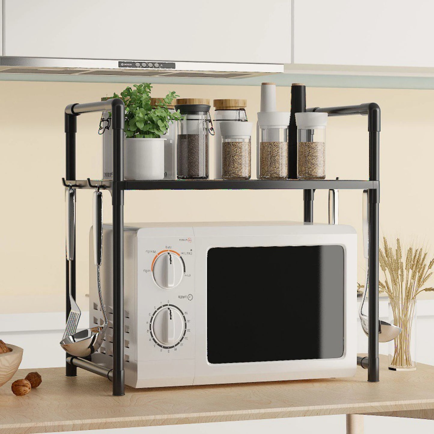 Multi Layer Kitchen Storage Rack for Seasonings and Condiments