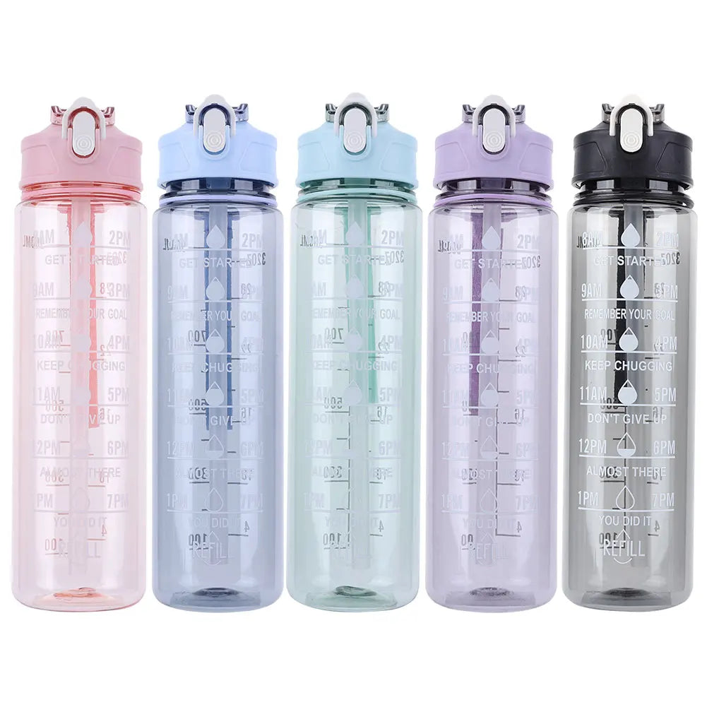 800ml Leakproof Sports Water Bottle for Outdoor Travel