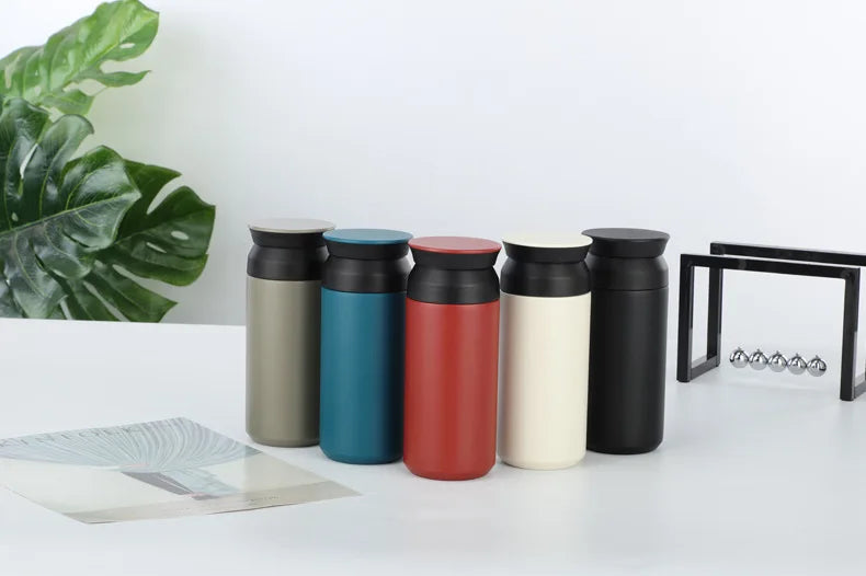 Reusable Japan Style Insulated Stainless Steel Tumbler with Handle