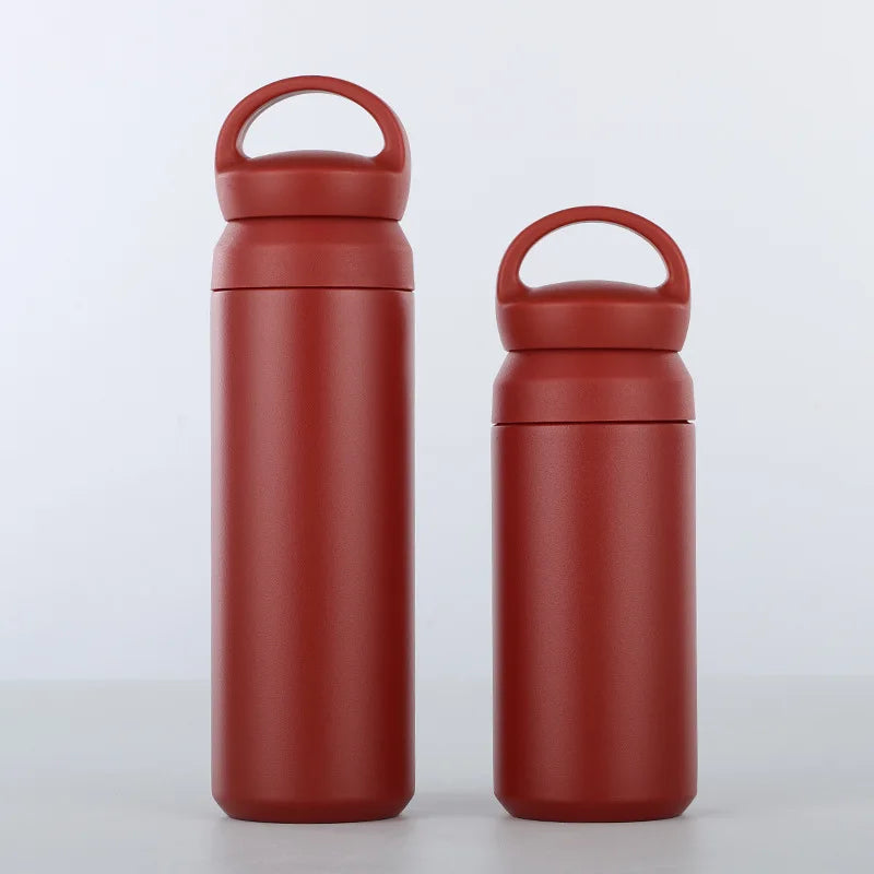 Reusable Japan Style Insulated Stainless Steel Tumbler with Handle