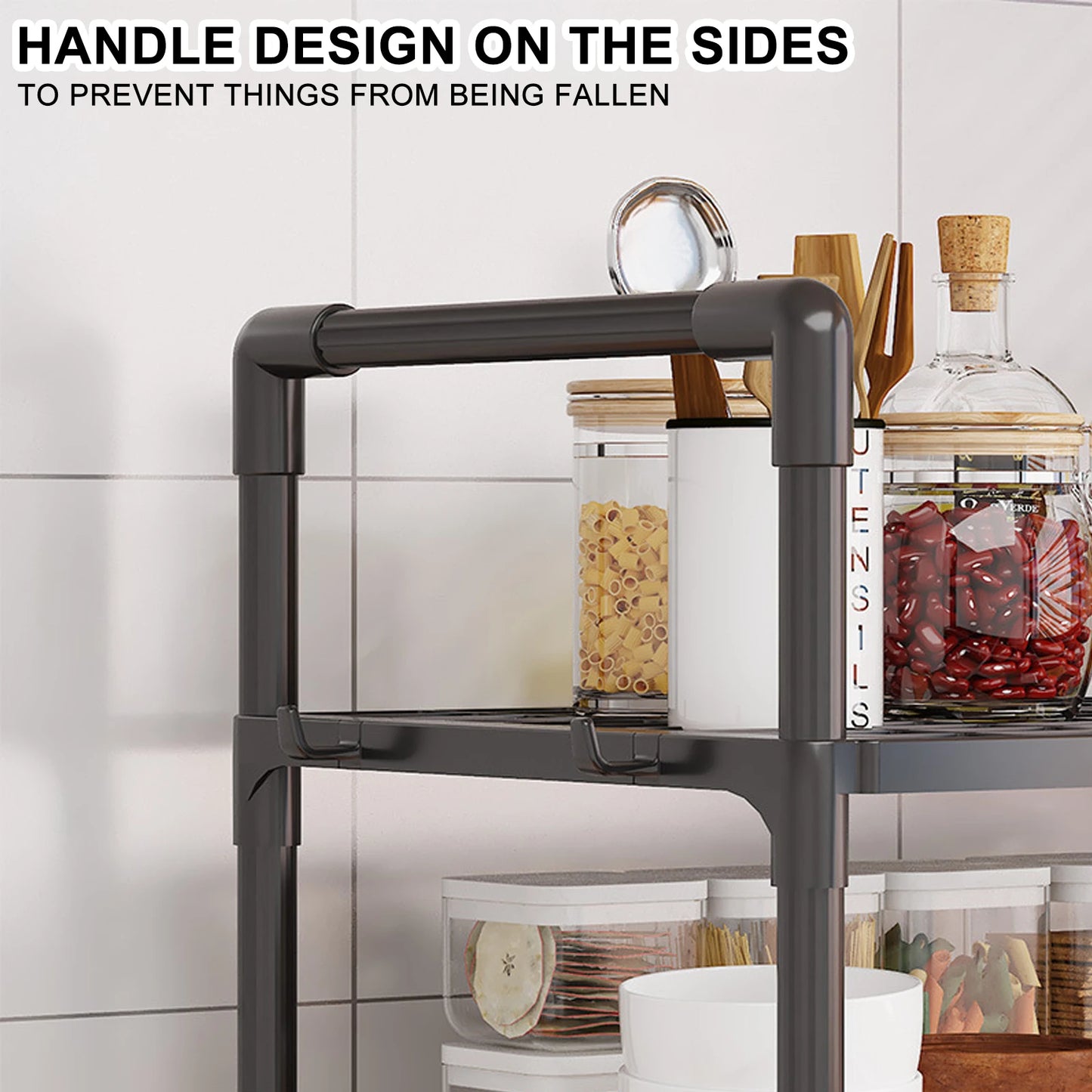 Multi Layer Kitchen Storage Rack for Seasonings and Condiments