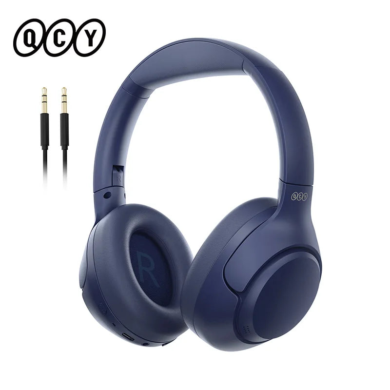 QCY H3 ANC Wireless Headphones Bluetooth 5.4 Over Ear Hi-Res Audio Noise Cancellation 60H