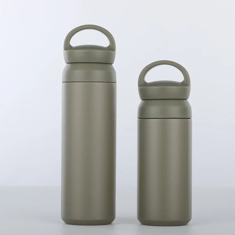 Reusable Japan Style Insulated Stainless Steel Tumbler with Handle