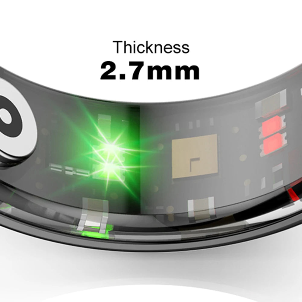 R02 Smart Ring Fitness Tracker IP68 Waterproof Health Monitor