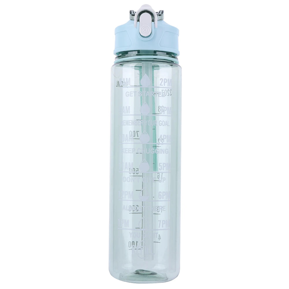800ml Leakproof Sports Water Bottle for Outdoor Travel