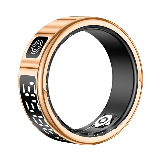 New RS08 Smart Ring Heart Rate Monitor Blood Oxygen Sleep Monitor 5ATM Waterproof Multi-sport Modes BT5.1 for Android IOS
