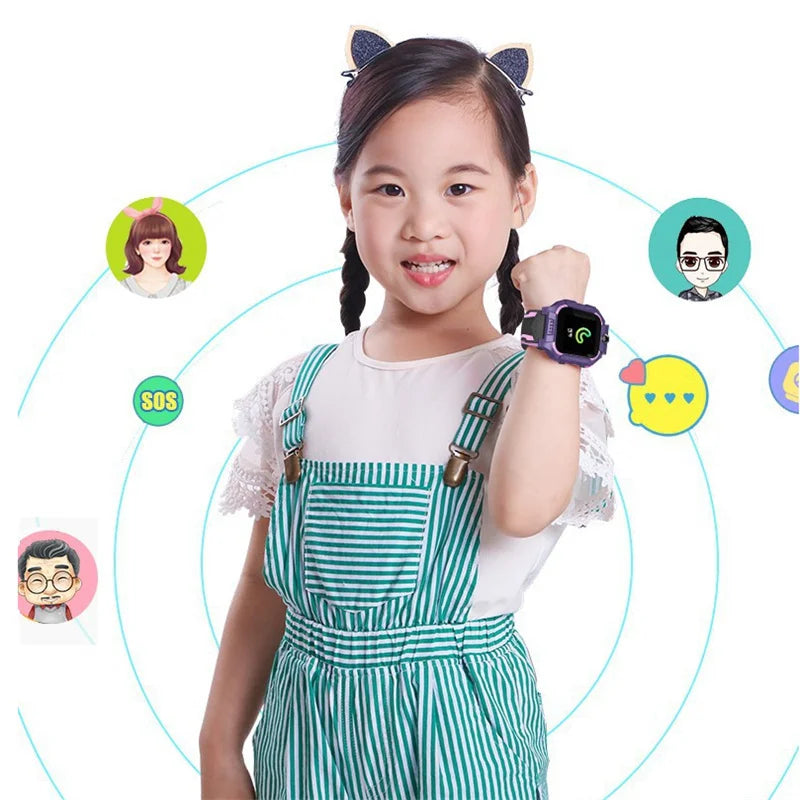 Z6 Kids SOS Smart Watch IP67 Waterproof GPS Tracker For Children