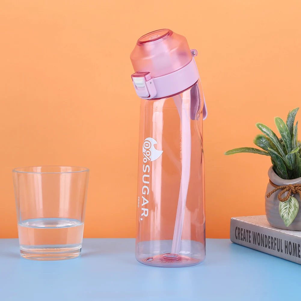 650ML Reusable Water Bottle with Straw for Sports and Travel
