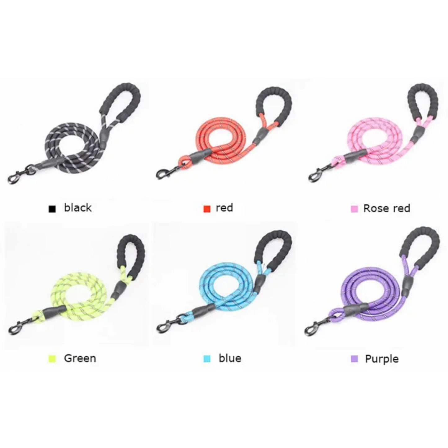 1.5m Pet Leash with Reflective & Comfortable Padded Handle  Small, Medium and Large Dogs Accessories for dogs Dog treats Pets