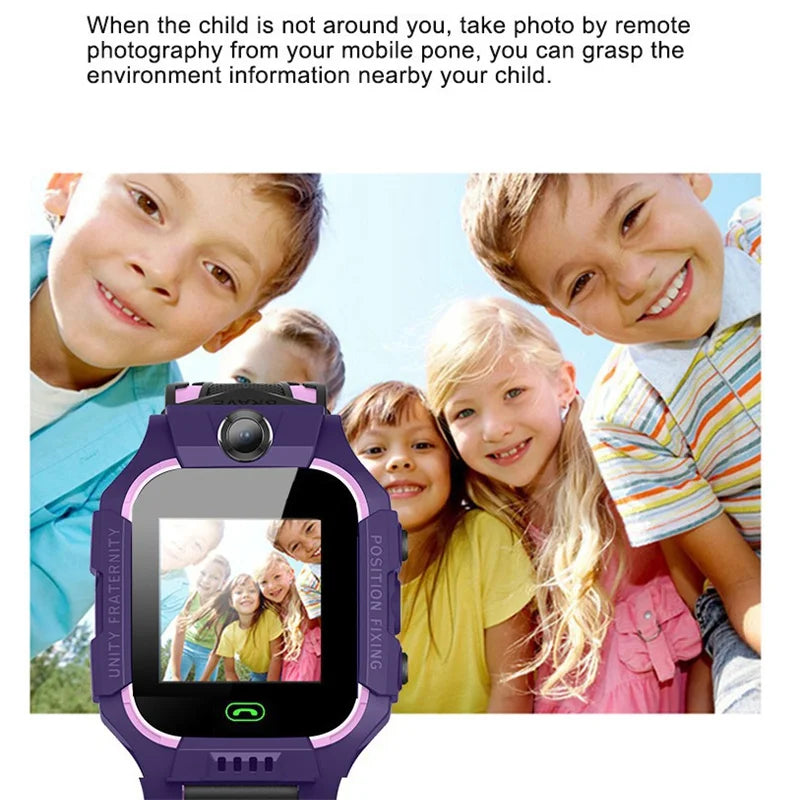 Z6 Kids SOS Smart Watch IP67 Waterproof GPS Tracker For Children