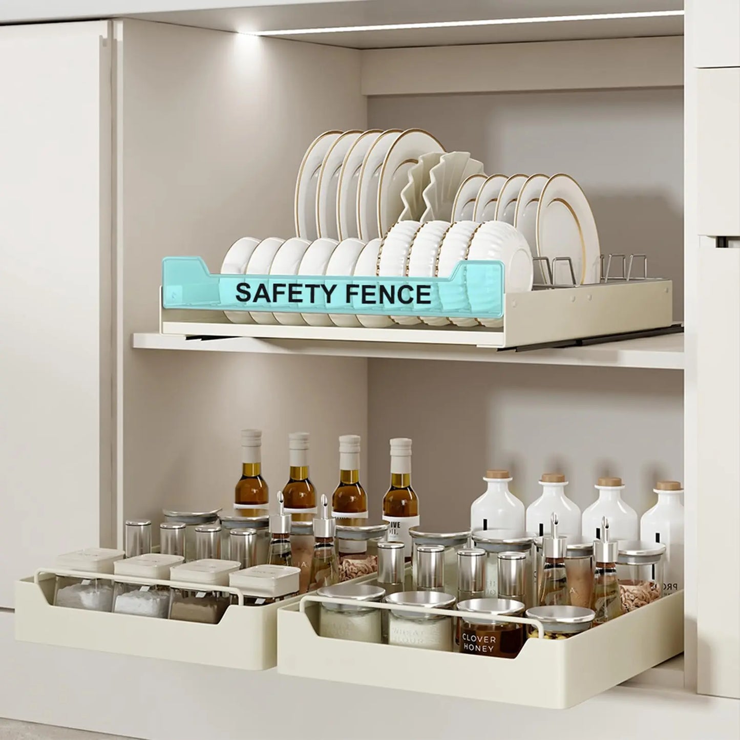 Pull Out Cabinet Organizer Slide Out Dish Drying Rack