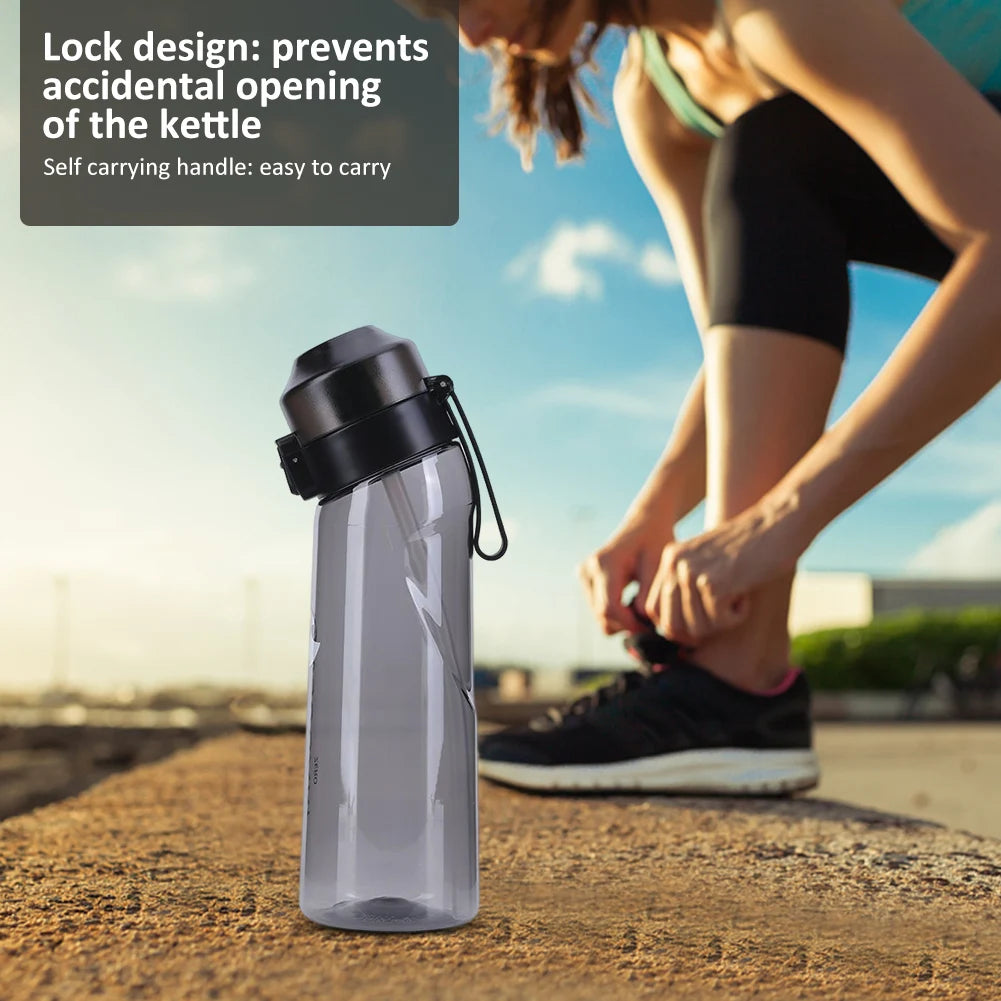 650ML Reusable Water Bottle with Straw for Sports and Travel