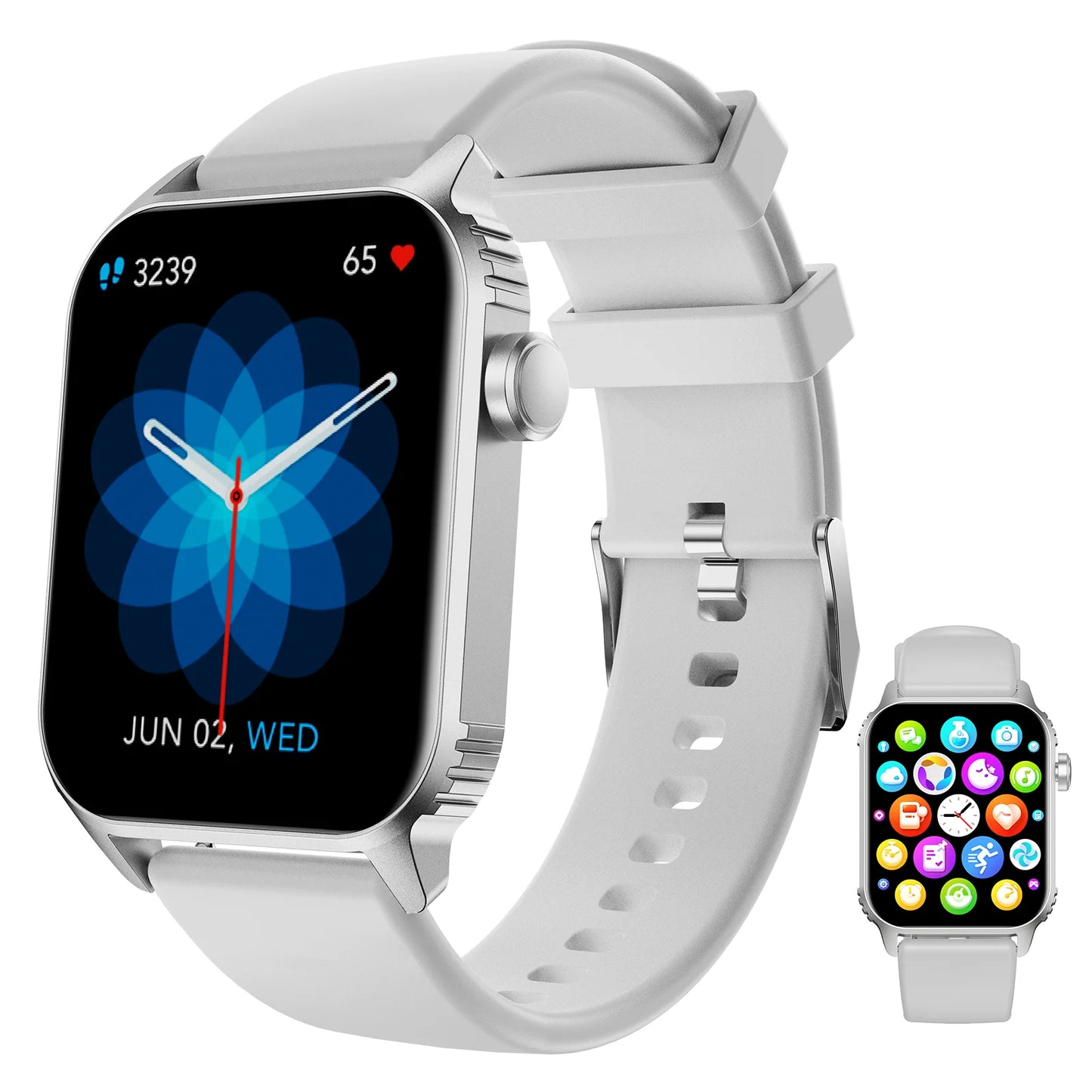 TG08 Smart Watch 1.85" Waterproof Fitness Tracker for All