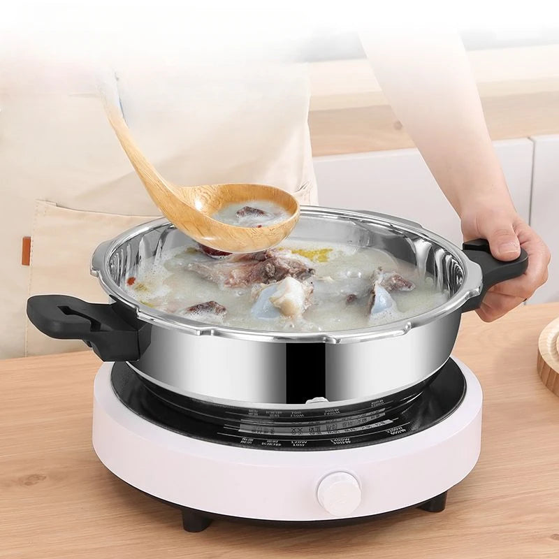 Stainless Steel High Pressure Cooker for Efficient Cooking