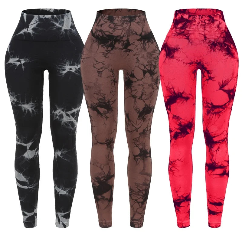 Three Piece Women's High Waisted Scrunch Butt Leggings Set