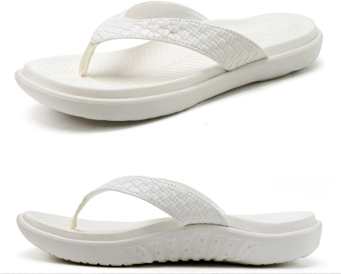 Womens Flip Flops Ladies Yoga Mat Comfortable Walking Thong Sandals With Plantar Fasciitis Arch Support Slip On Indoor