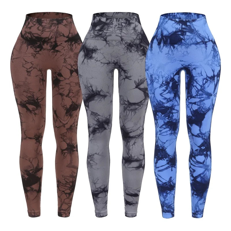 Three Piece Women's High Waisted Scrunch Butt Leggings Set
