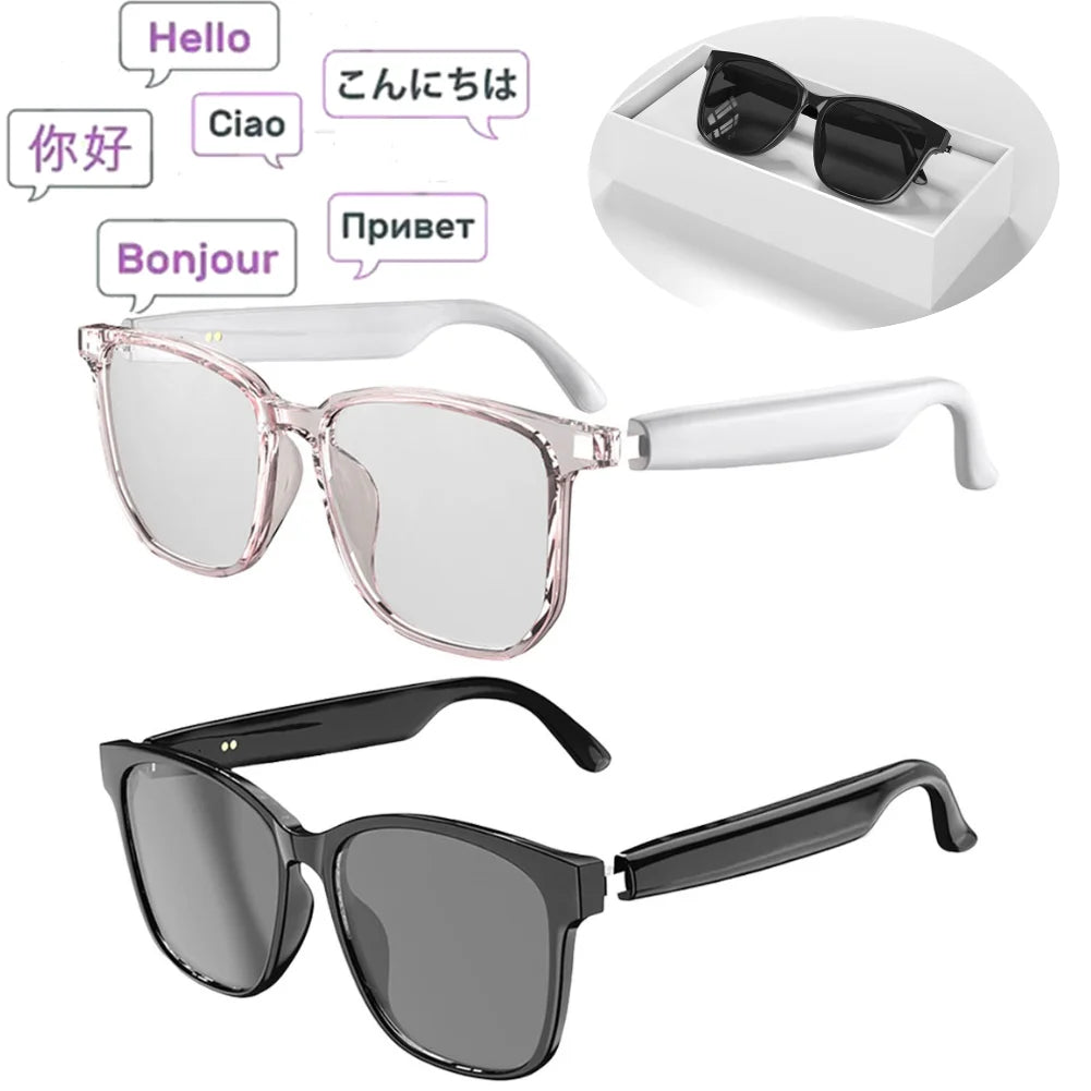 AI Glasses Earphones With Camera Smart Translator Device