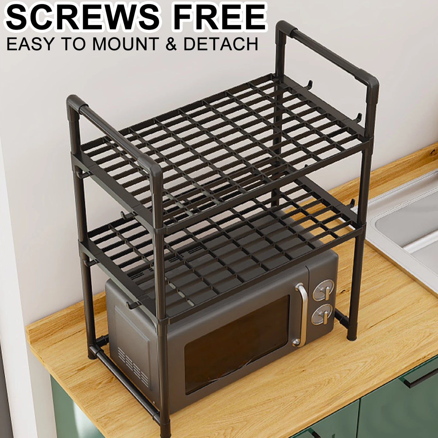 Multi Layer Kitchen Storage Rack for Seasonings and Condiments