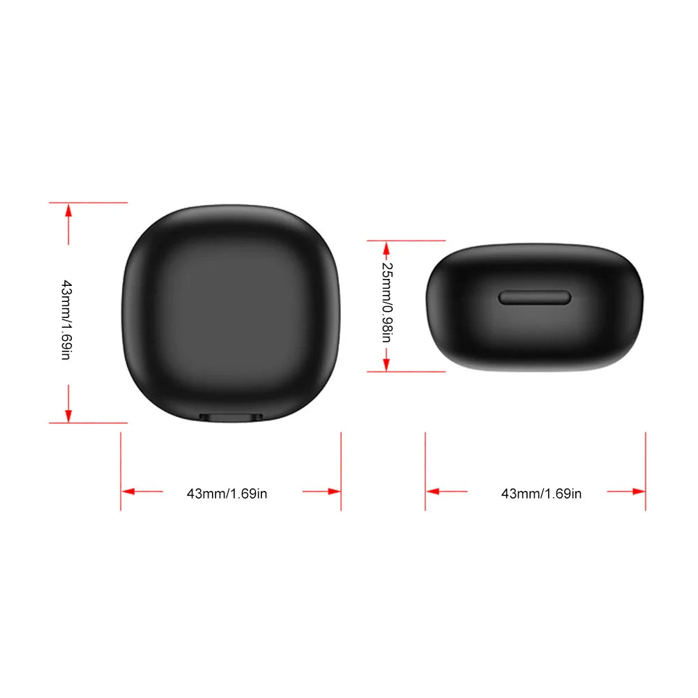 1-10pcs for R02/R03/R06 Smart Ring Wireless Charging Case 200mAh Type-C Portable Wireless Charger Case Cradle Dock Station