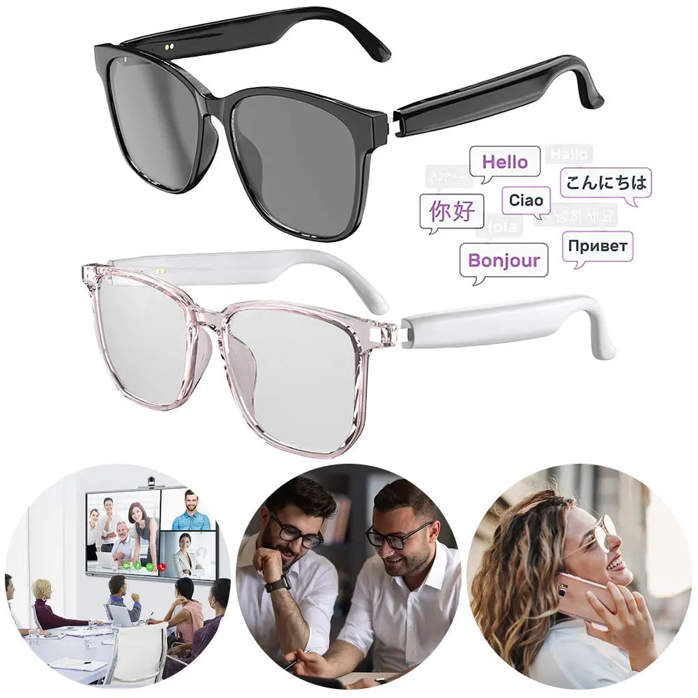 AI Glasses Earphones With Camera Smart Translator Device
