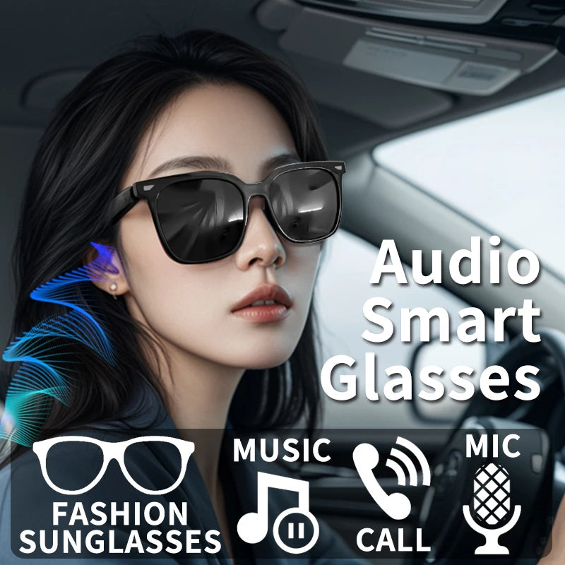 Smart Bluetooth Audio Glasses for Music and Calls