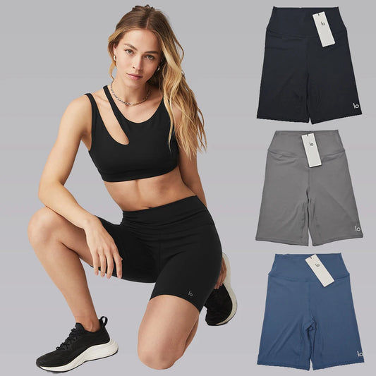 High Waist Yoga Biker Shorts for Fitness and Comfort