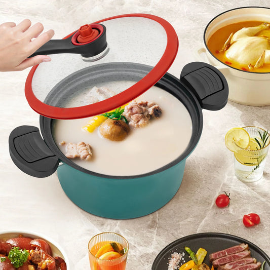 Stainless Steel Micro Pressure Cooker for Quick Delicious Meals