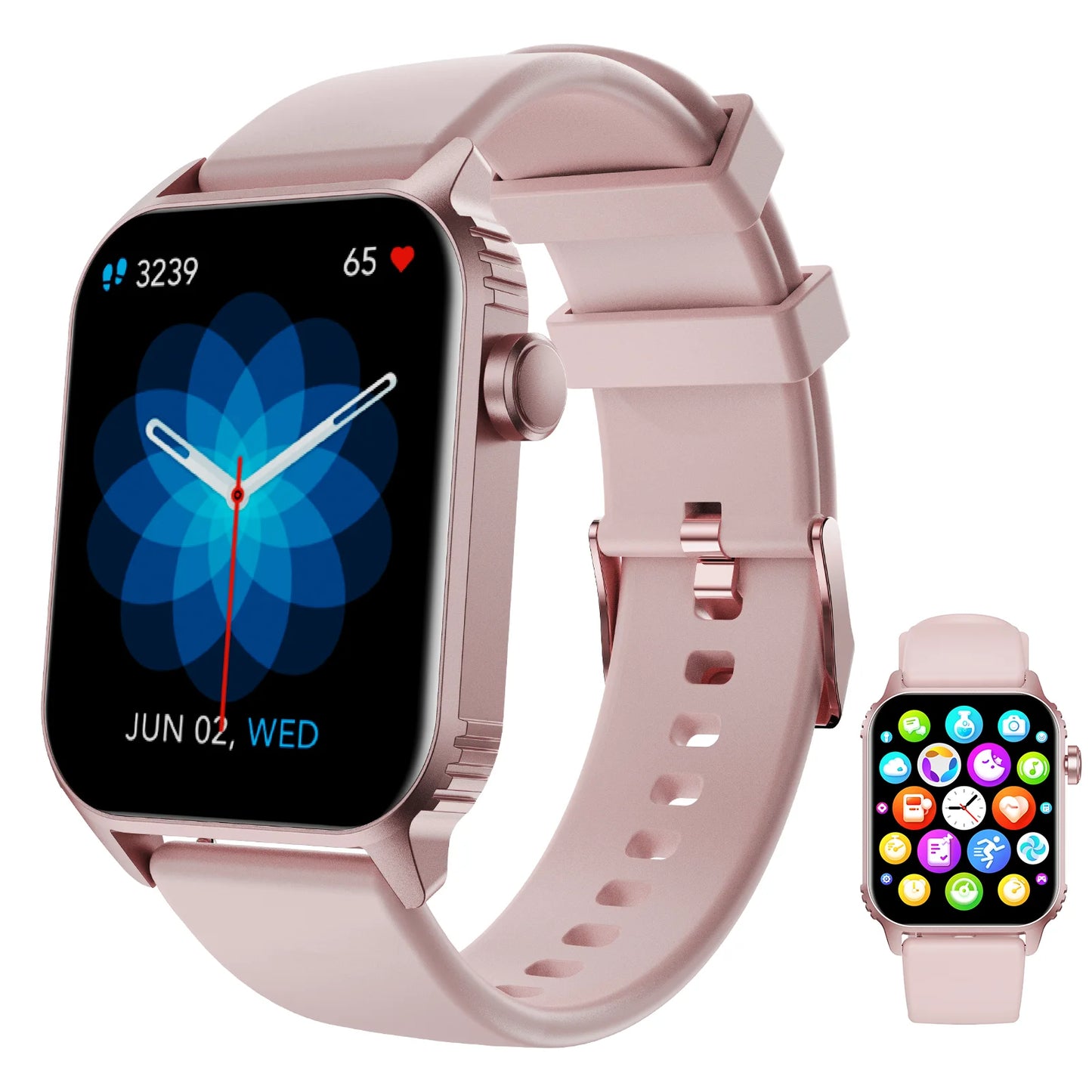 TG08 Smart Watch 1.85" Waterproof Fitness Tracker for All