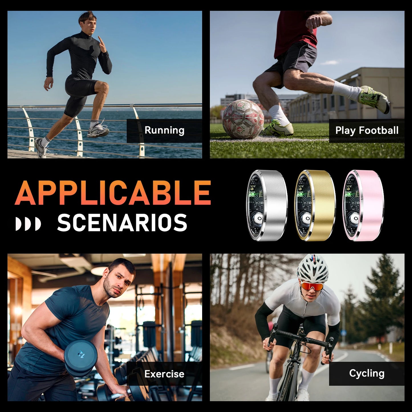 Smart Ring Health and Fitness Tracker