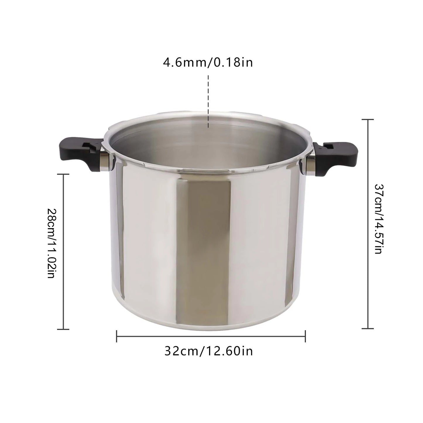 Thickened Explosion Proof Pressure Cooker for Safe Cooking