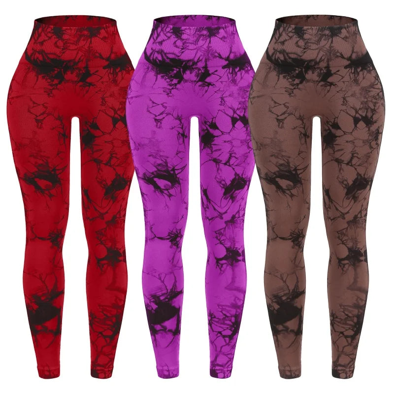 Three Piece Women's High Waisted Scrunch Butt Leggings Set