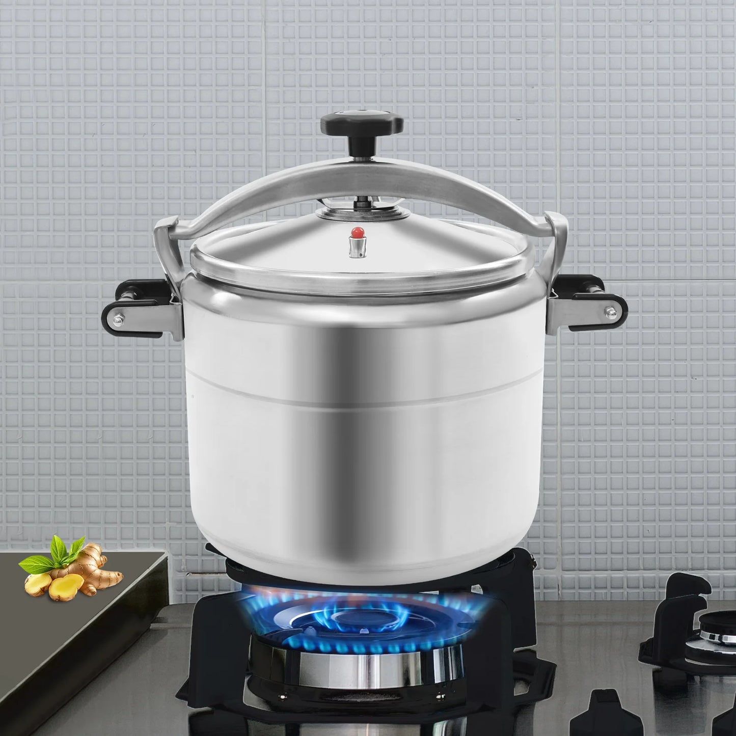 Aluminum Pressure Cooker with Safety Valve for Home and Commercial