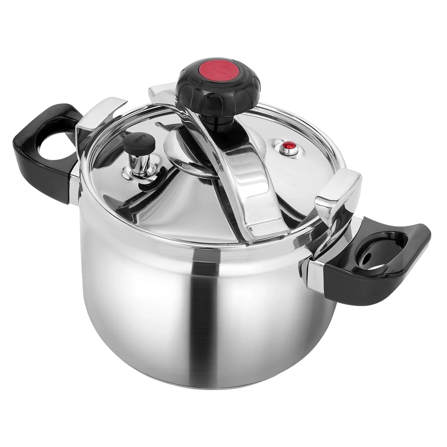 Stainless Steel Pressure Cooker for Versatile Cooking Applications
