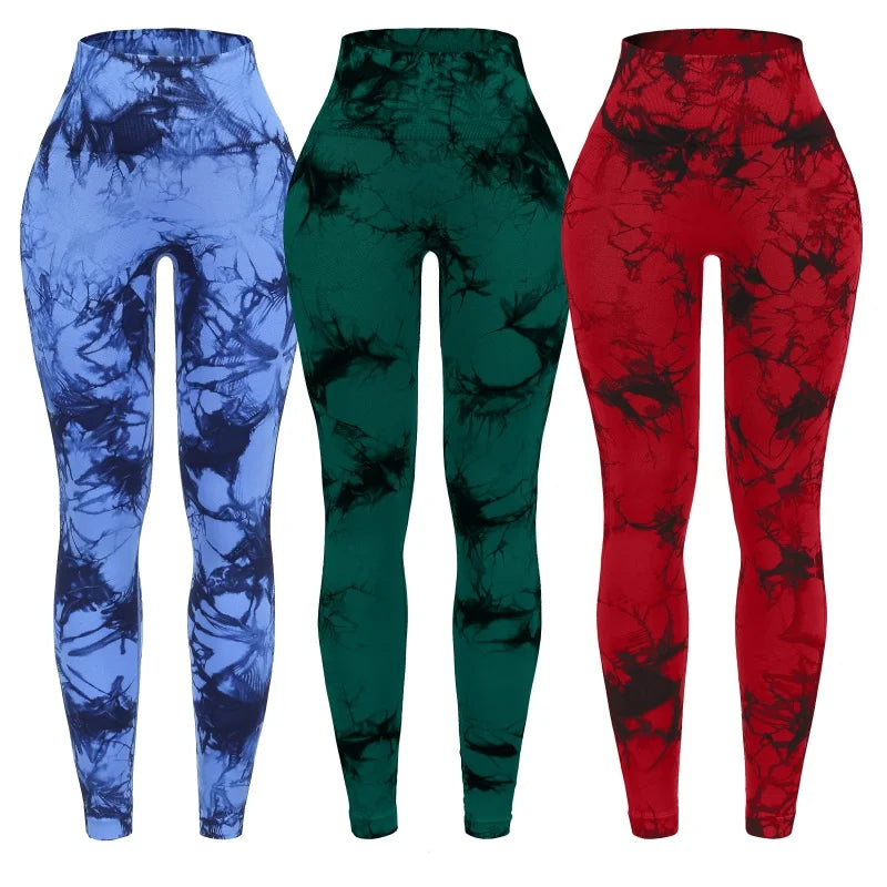 Three Piece Women's High Waisted Scrunch Butt Leggings Set