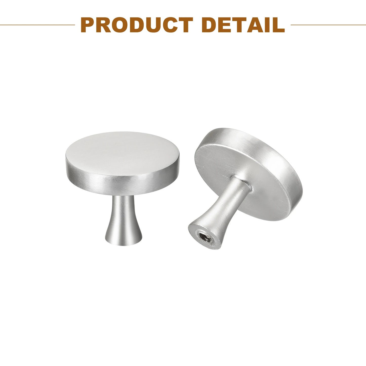 Round Cabinet Knobs for Kitchen and Cupboard Drawer Pulls