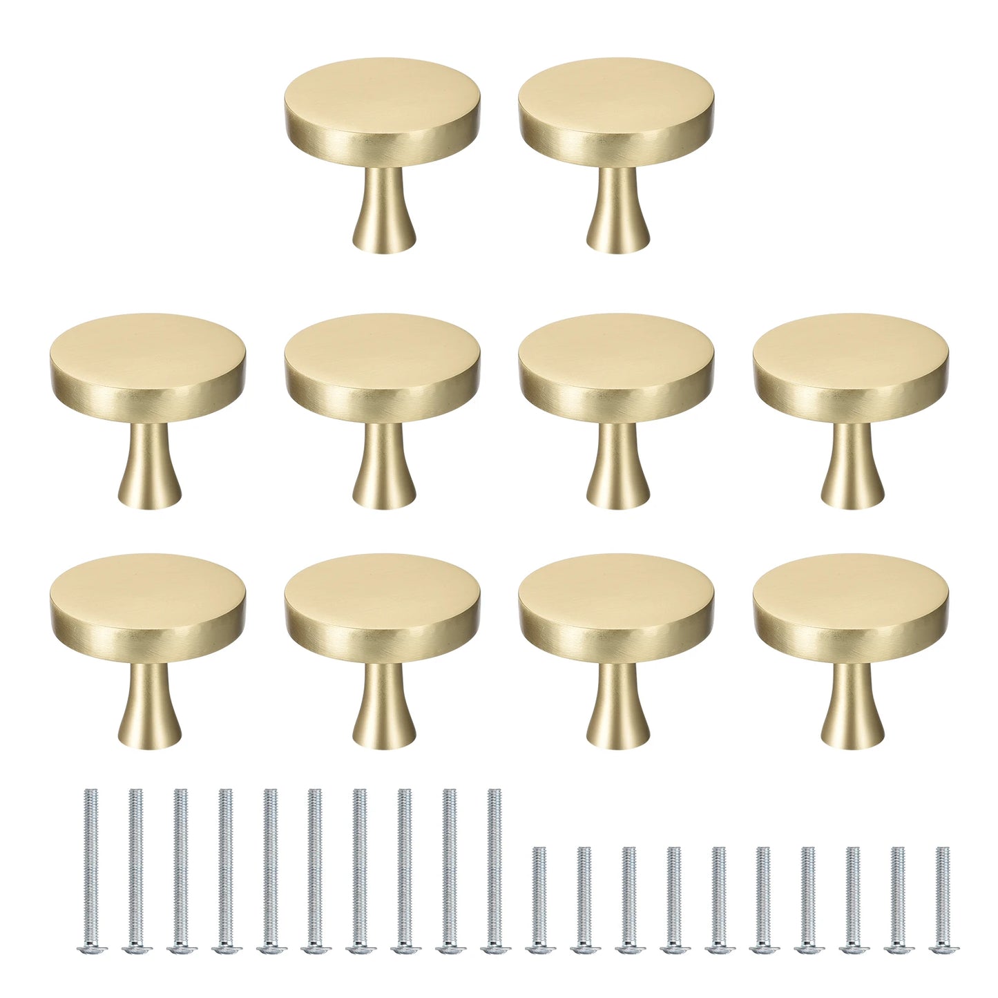 Round Cabinet Knobs for Kitchen and Cupboard Drawer Pulls
