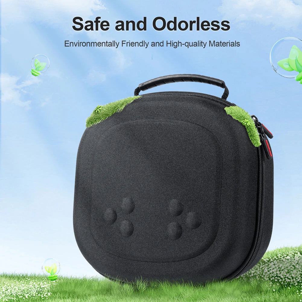 Handles Carrying Case Large Capacity Storage Bag Compatible with Meta Quest 3S VR Headset and Touch Controller Accessories Case