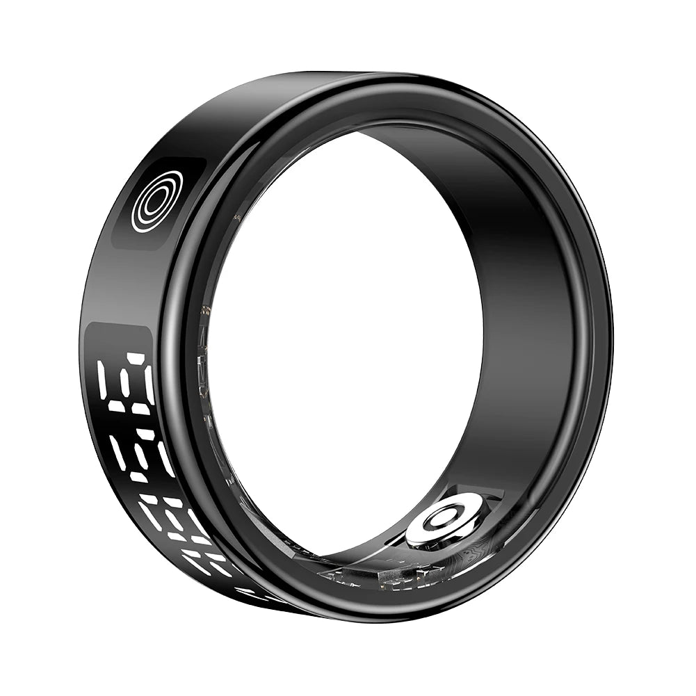 New RS08 Smart Ring Heart Rate Monitor Blood Oxygen Sleep Monitor 5ATM Waterproof Multi-sport Modes BT5.1 for Android IOS