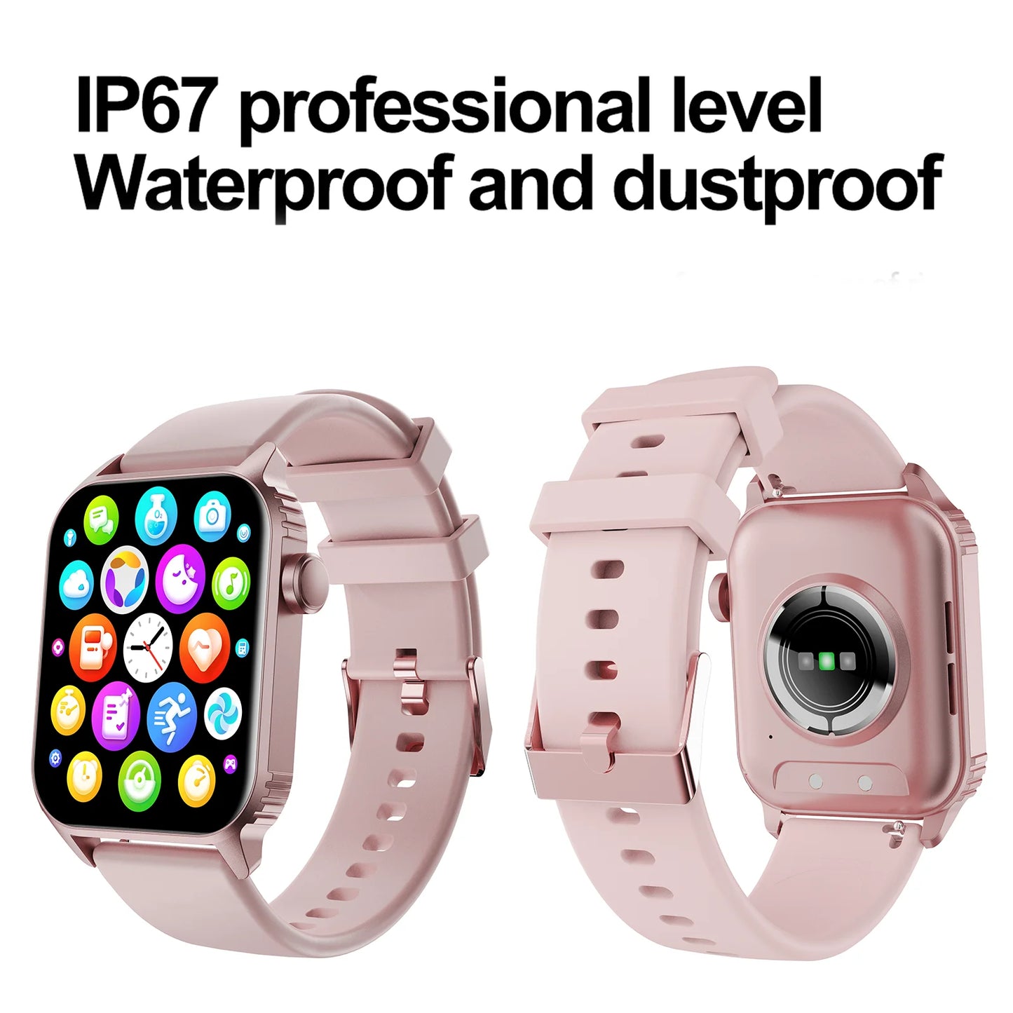 TG08 Smart Watch 1.85" Waterproof Fitness Tracker for All